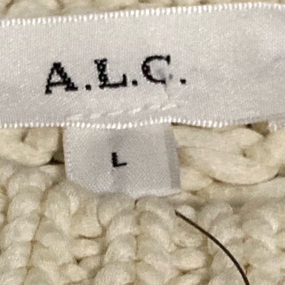 NWT A.L.C. Hadley Cream Sweater Tank - Sz L - Picture 5 of 9